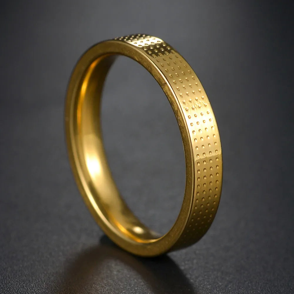 Stainless Steel Matte Rings