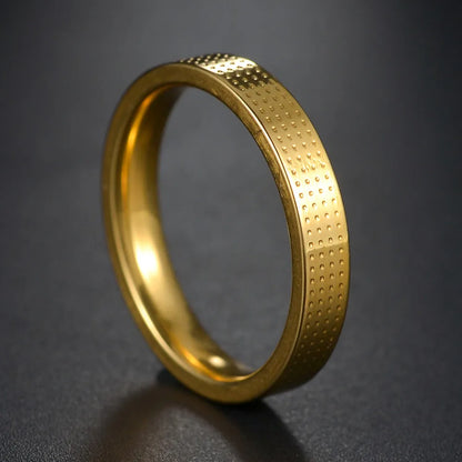 Stainless Steel Matte Rings