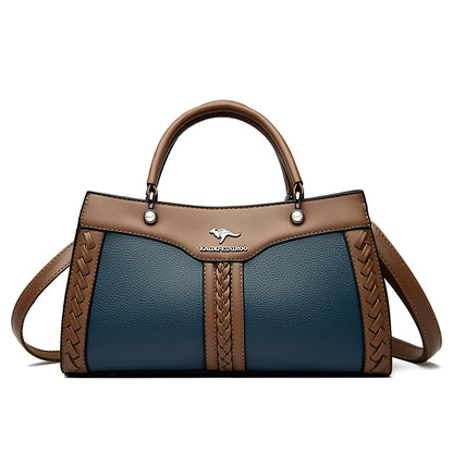 Luxury Multi Layered High Quality Soft Leather Messenger Bag