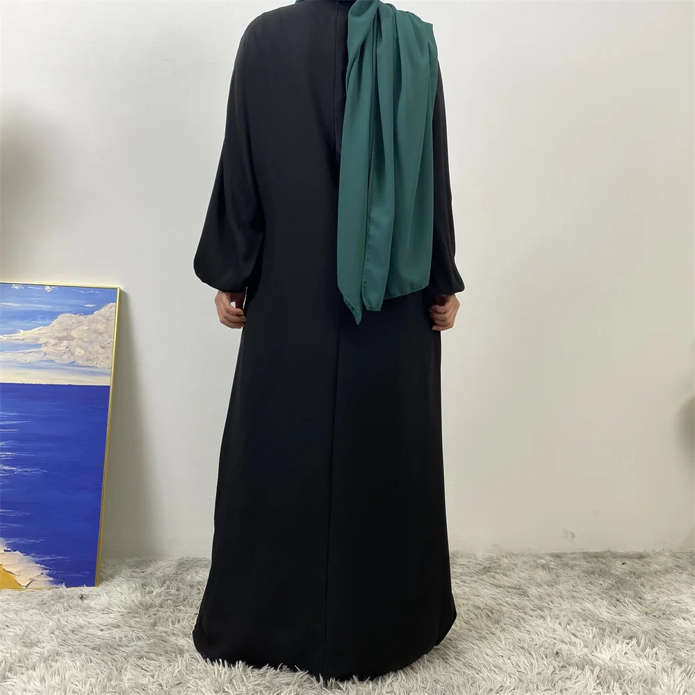 عباية بسحاب أمامي للمسلمات