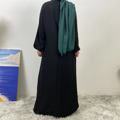 عباية بسحاب أمامي للمسلمات