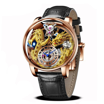 Diamond Tourbillion Top Brand Luxury Astronomia Quartz waterproof Watch