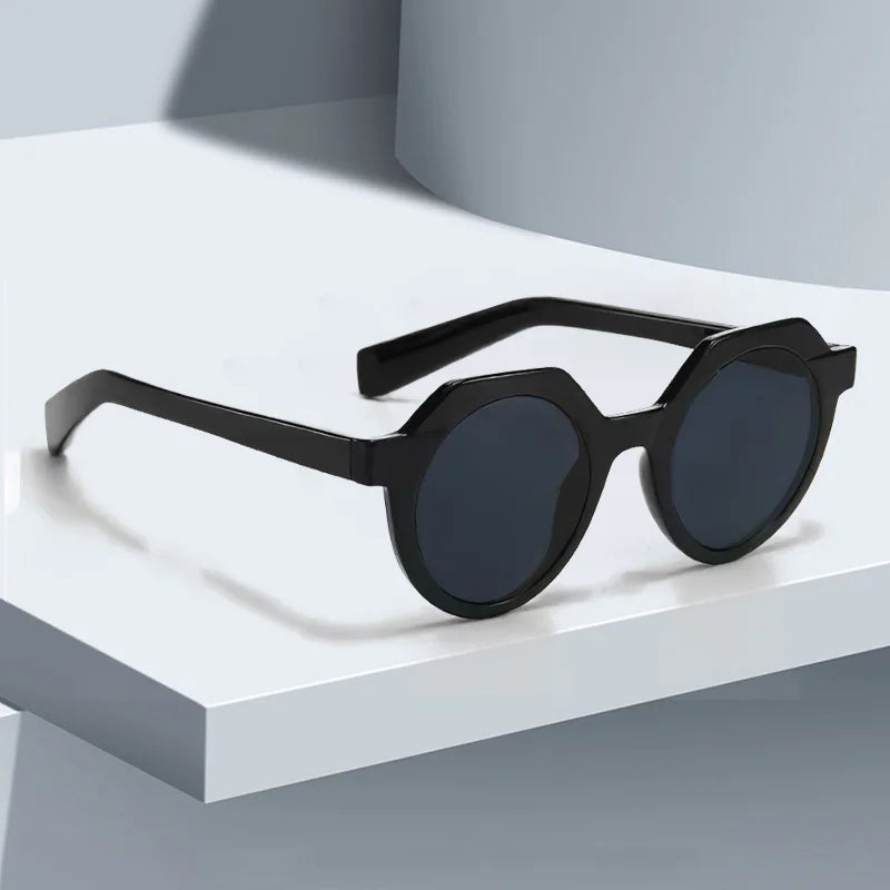 Retro Frame Blue Light Blocking UV400 Sun Glasses