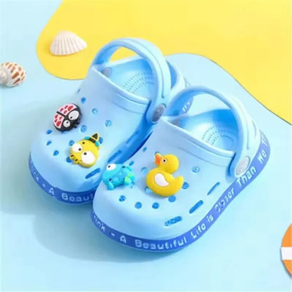 Kids Summer Cartoon Cave Hole Sandals