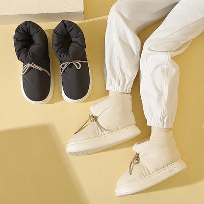 Warm Cotton Outdoor Non-slip Fur Ankle Snow Boots