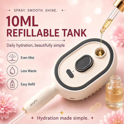 Multifunctional Spray Hair Brush Hydrating Hair Care Brush