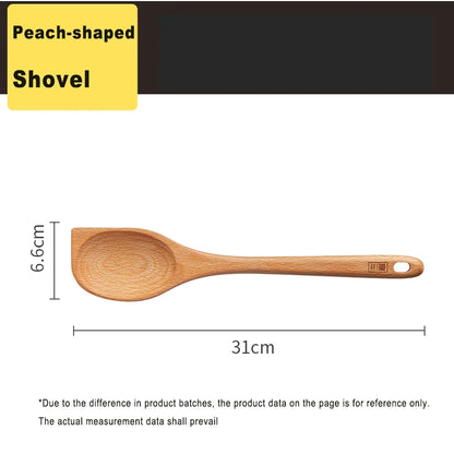 COOKER Thickened Beech Wood Spatula Wooden