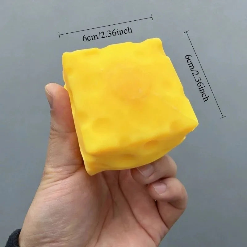 Squishy Square Cheese Squeeze Toys