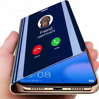 Smart Mirror Flip Case For Samsung Galaxy Cover