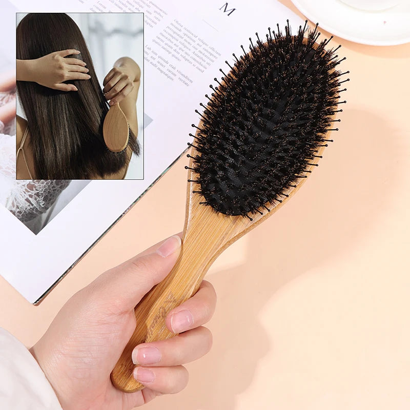 Boar Bristle Hair Brush