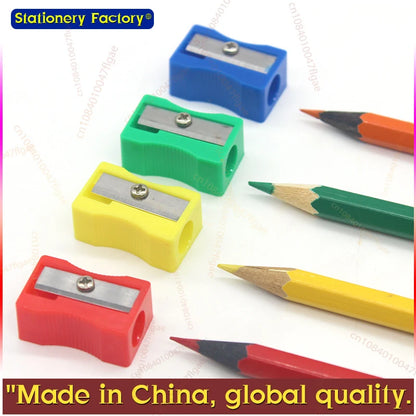 30PCS Mini Plastic Pencil Sharpener Candy Color Standard Pencil