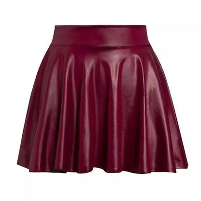 Mini Short Faux Leather Skirts