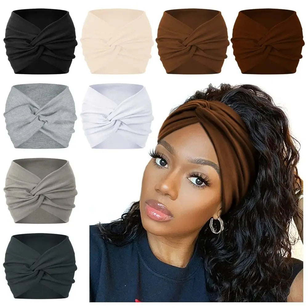 Twisted Extra Large Thick Wide Headbands Turban
