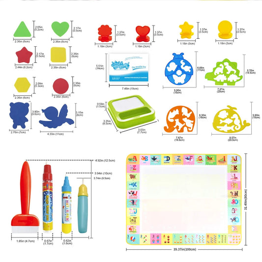 100x80CM Magic Water Drawing Mat Doodle Toys