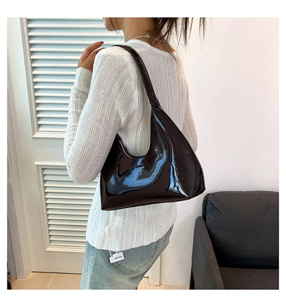 DANA Patent Leather Tote Bag