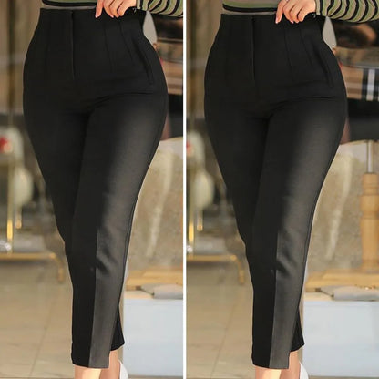 High Waist Cropped Pants