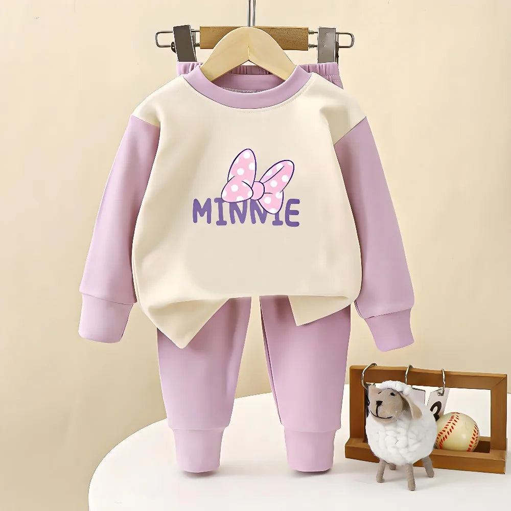 Autumn Long Sleeve Bottom Sleepwear Pajamas Sets