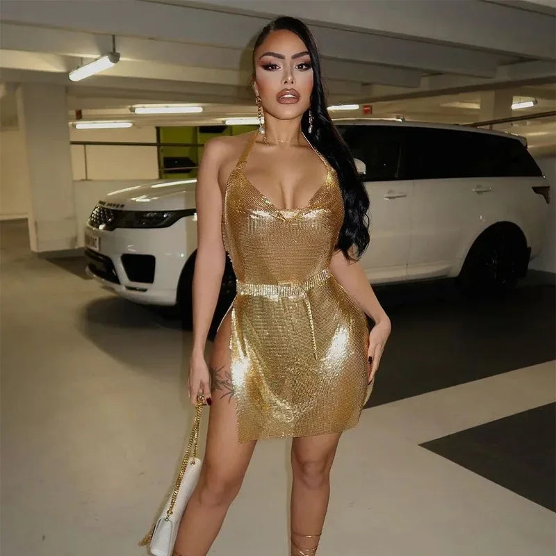 Sexy Elegant Short Backless Dress