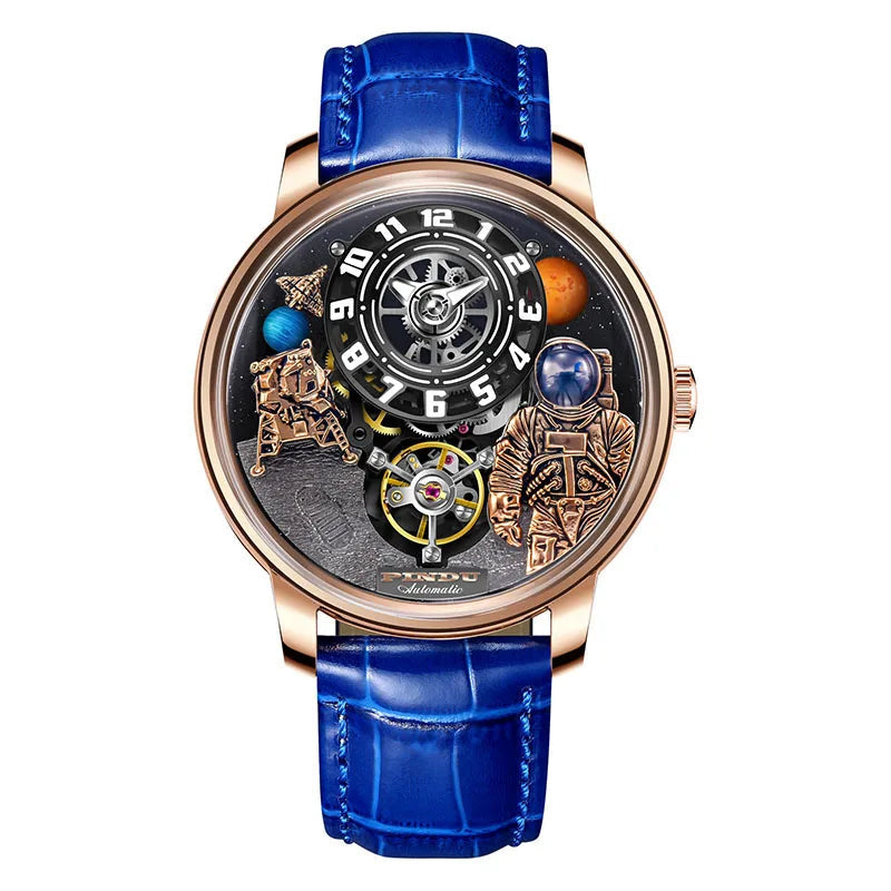 Luxury Robot Astronaut Space Sapphire Luminous Waterproof Watches