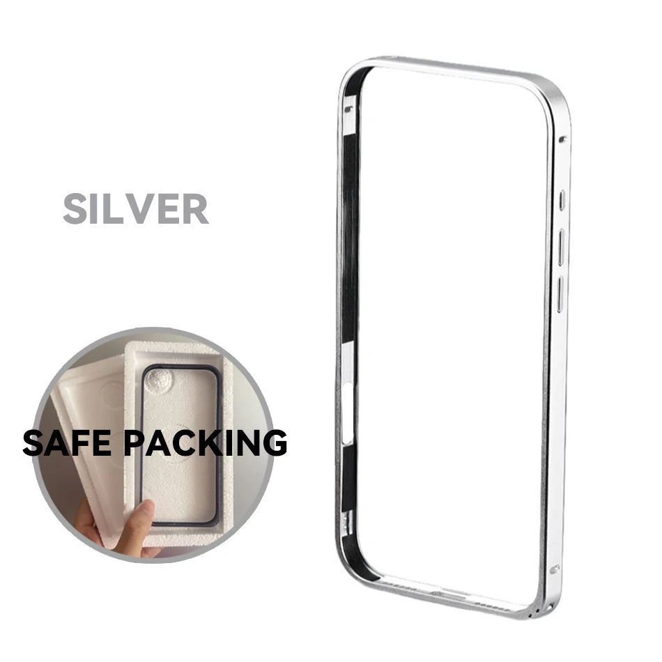 Light Aluminum Metal Frame Thin Case Bumper For iPhone 17  Max Alloy Titanium Protect Back