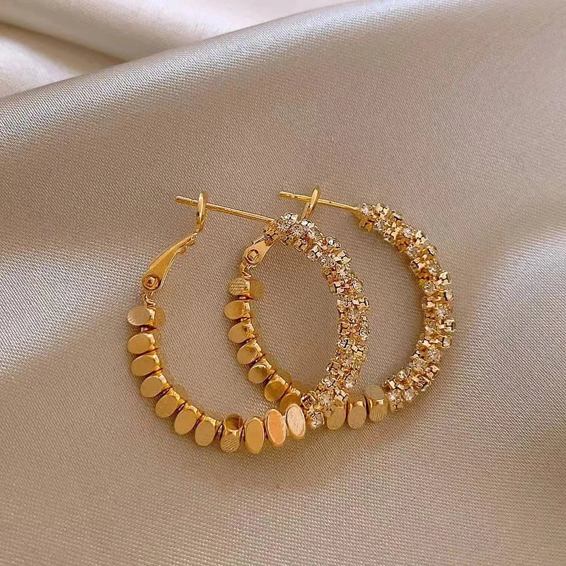 Luxury Big Round Hoop Earrings