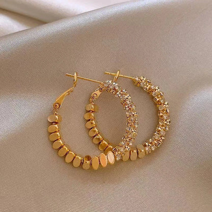 Luxury Big Round Hoop Earrings