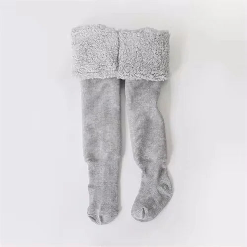 Winter Thicken Soft Toddler Tights Snow Keep Warm 0-8Y Baby Legging