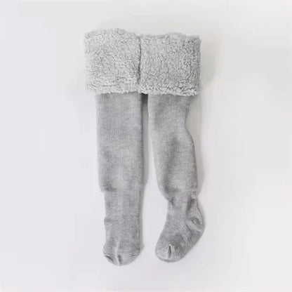 Winter Thicken Soft Toddler Tights Snow Keep Warm 0-8Y Baby Legging