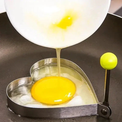Stainless Steel Fried Egg Mold Heart Pancake Maker