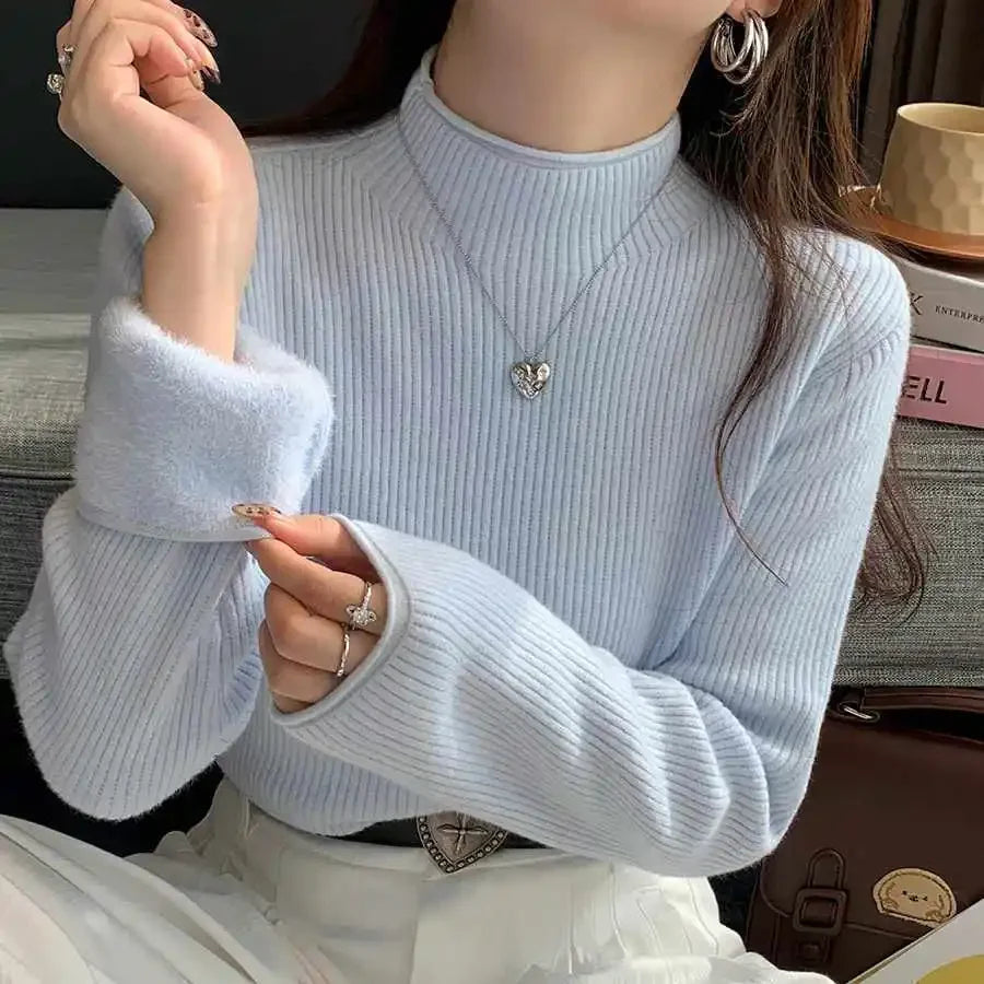 Velvet Thickened Warm Inner Velvet Pullover