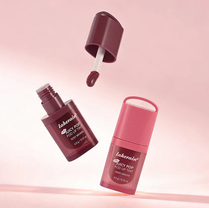 Waterproof Long Lasting Juice Pop Lip Tint Box Nourishing Hydrating Lip Oil Gloss