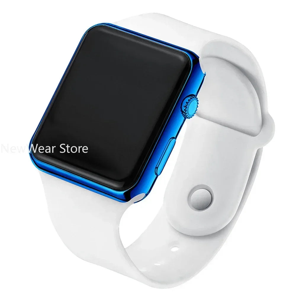 Digital Electronic Square LED Sport Wristwatch