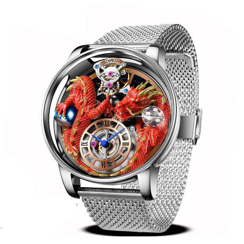 Diamond Tourbillion Top Brand Luxury Astronomia Quartz waterproof Watch