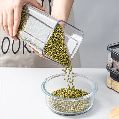 2/4PCS Sealed Jars Sets Stackable Grain Storage