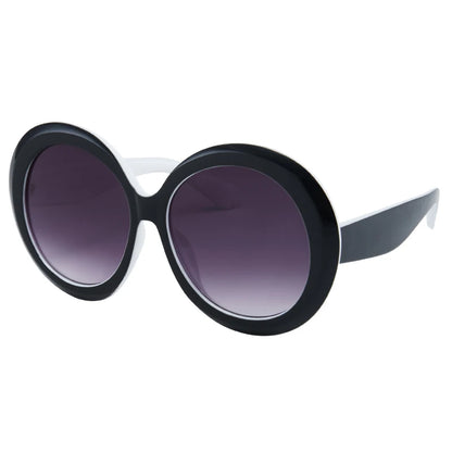 Retro Big Round Frame Sunglasses