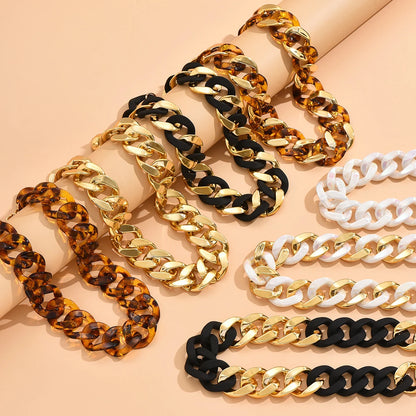 Exaggerated Necklace bracelet earrings set
