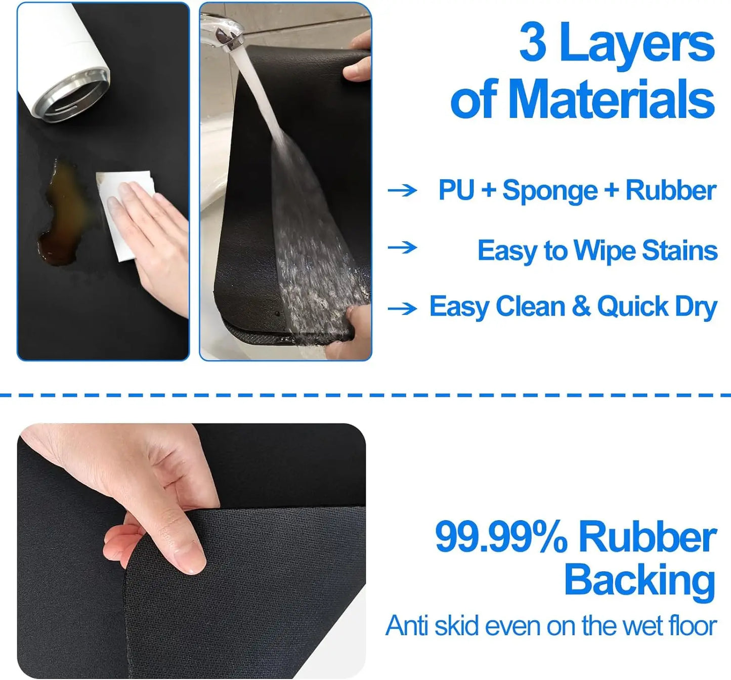 Large Kitchen Super Absorbent Drying Mat