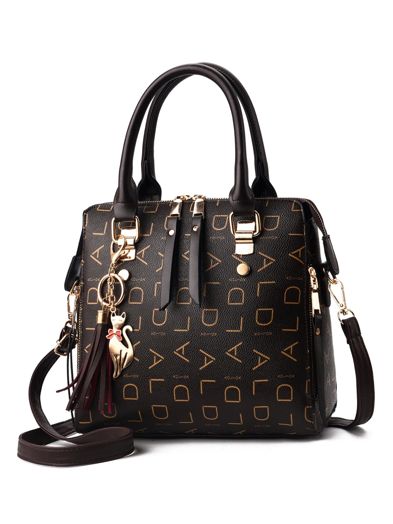 DANA English letter PU leather bag