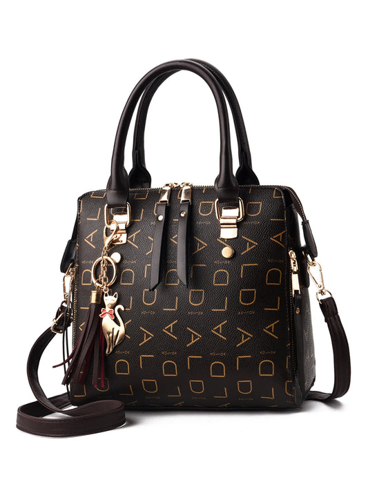 DANA English letter PU leather bag