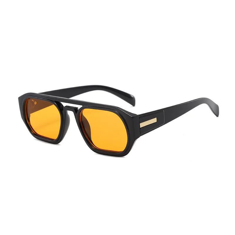 Vintage Punk Square Frame Sunglasses