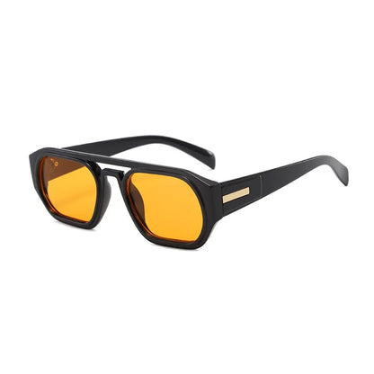 Vintage Punk Square Frame Sunglasses