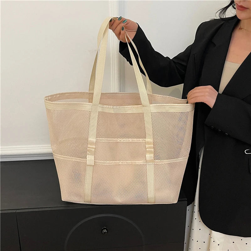 Portable Mesh Beach Bag
