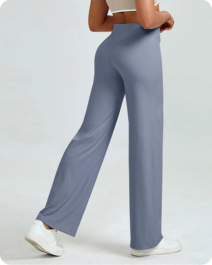 High Waisted Straight Leg Yoga Pants