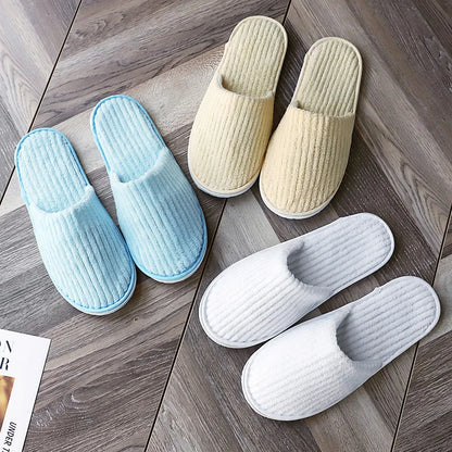 Non-slip Travel Hotel Indoor Guest High Quality Disposable Slippers