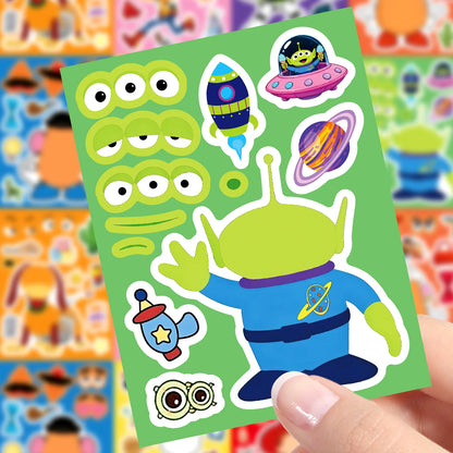 16Sheets Disney Toy Story Graffiti Stickers Exquisite Fashion DIY Toys