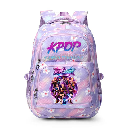 K-pop Demon Hunters Backpack Girls Boys Youth School Bags