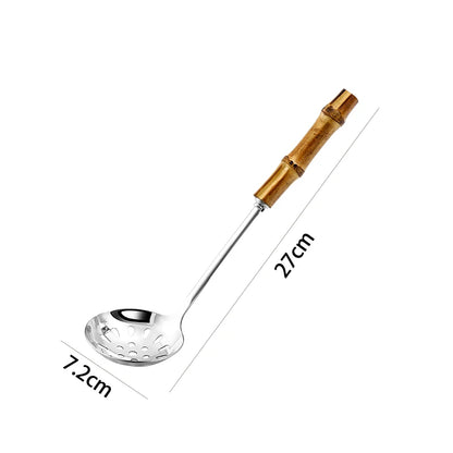 Stainless Steel Colander Metal Noodle Spoon