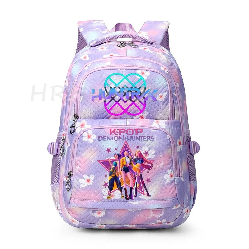 K-pop Demon Hunters Backpack Girls Boys Youth School Bags