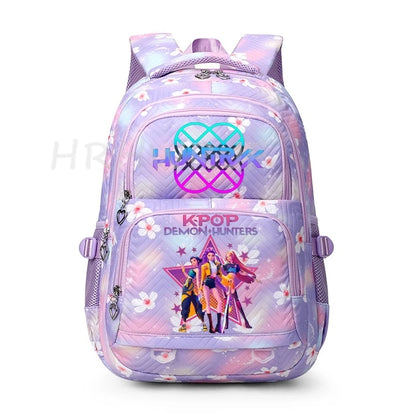 K-pop Demon Hunters Backpack Girls Boys Youth School Bags
