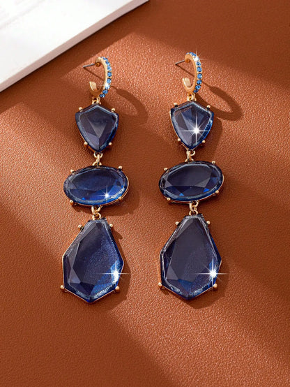 Light Luxury Exaggerated Irregular Earrings